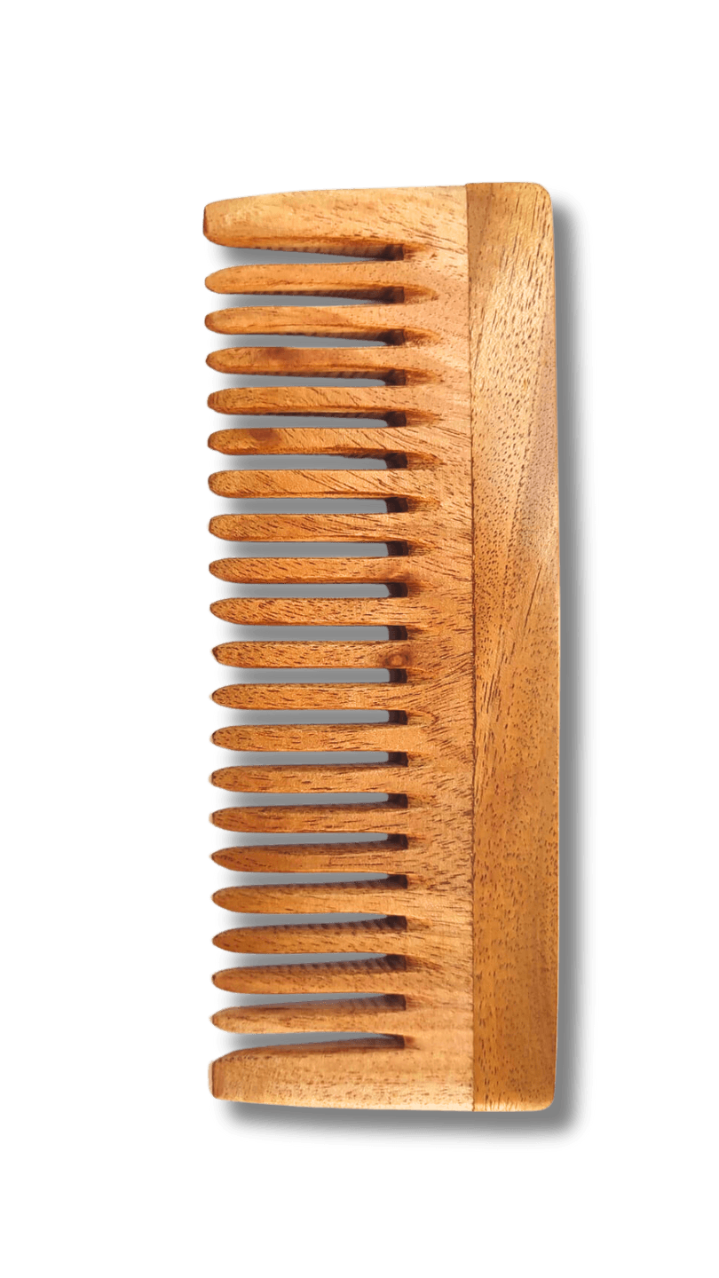 Shampoo Comb 6.5 Authentic Neem Wood (Set of 2)